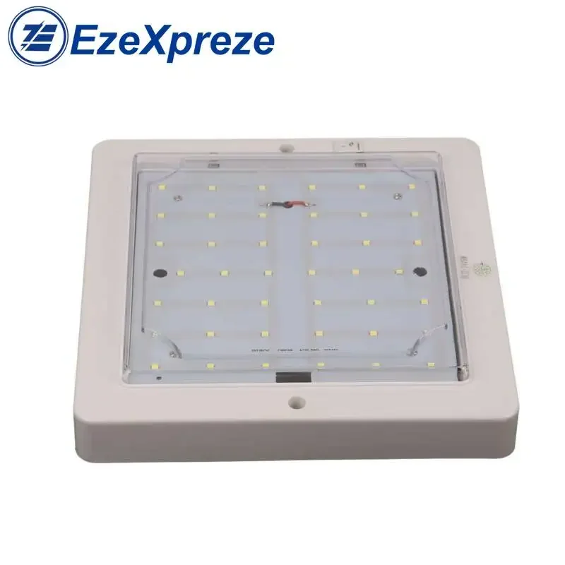 12V 9W LED RV Interior Dome Light - Warm White, Ceiling Light for Caravans and Cars