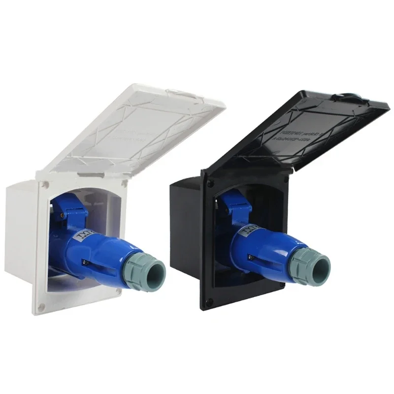 BAF100 12V DC Motorhome Trailer Socket, Waterproof, Flush Inlet, Auto Electrical Equipment, Camper Accessory.