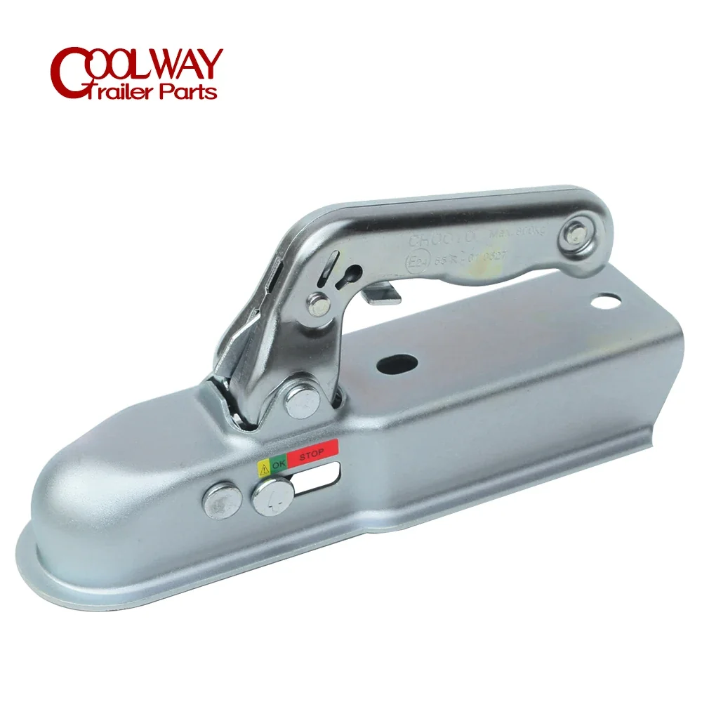 Emark Approval EU Style Trailer Coupler for 50mm Hitch Ball, Square 60mm Channel RV Parts Let me know if you need help with any other product titles!