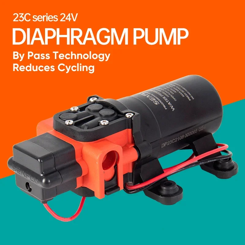 SEAFLO 12V Marine Water Pump Diaphragm Self Priming Pump Boat Accessories Showers Toilets Water Transfer Motor for RV Caravan