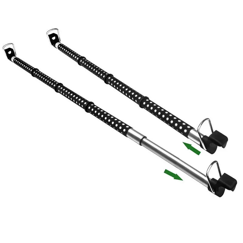 Car Clothes Hanger Adjustable Telescoping Bar Vehicle Clothing Rack Expandable 33" to 63" for Most Cars Trucks SUVs Vans RVs