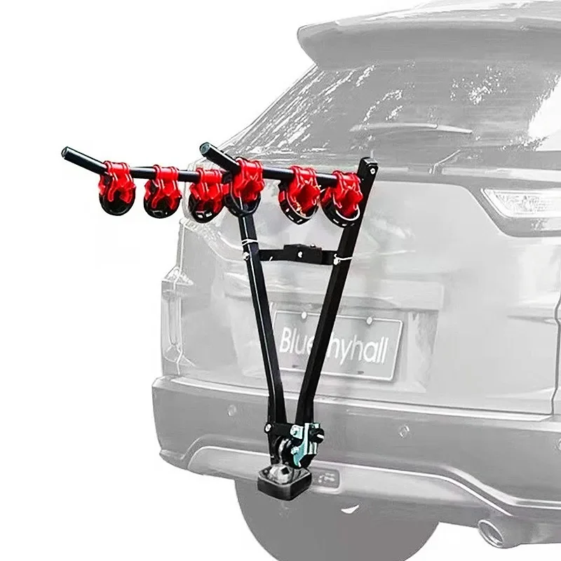 Steel V-Rack Trunk Mount Bicycle Car Rack, SUV Rear Rack for MTB & Trail Bike. Suspension & Tailstock Rear Mount Let me know if you need help with any other product titles!