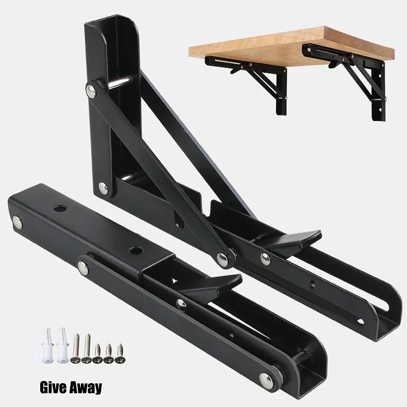2Pcs Campervan Folding Bracket Table Shelf - Motorhome Caravan - Black Stainless Steel Mini Folding Table Let me know if you need help with any other product titles!