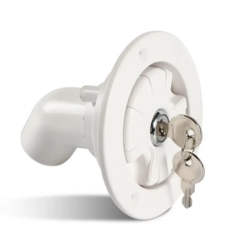 Water Locking Inlet Filler Cap White for Caravan Motorhome Fresh Water Tank - Model: [Model Number] Let me know if you need help with any other product titles!