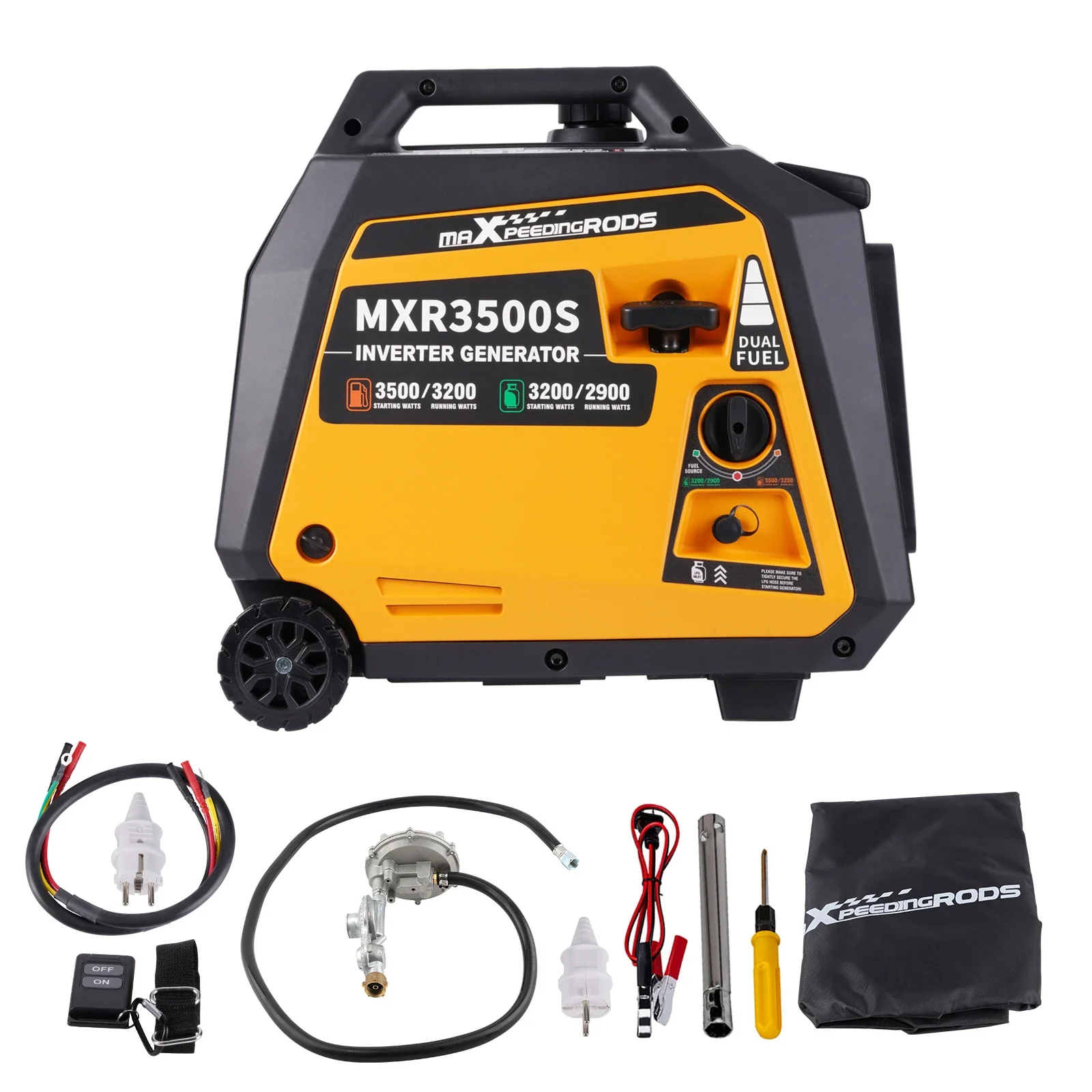 3KW Electric Generator Inverter - 3500W 4 Stroke Camping & Inverter Generator