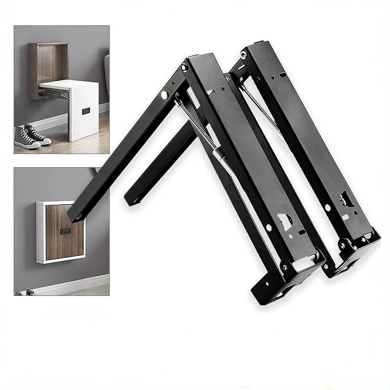 Wall Mounted Cushion Folding Shoe Changing Stool Hardware Accessories Cabinet Hidden Shoe Chair - Model: [Model Number]