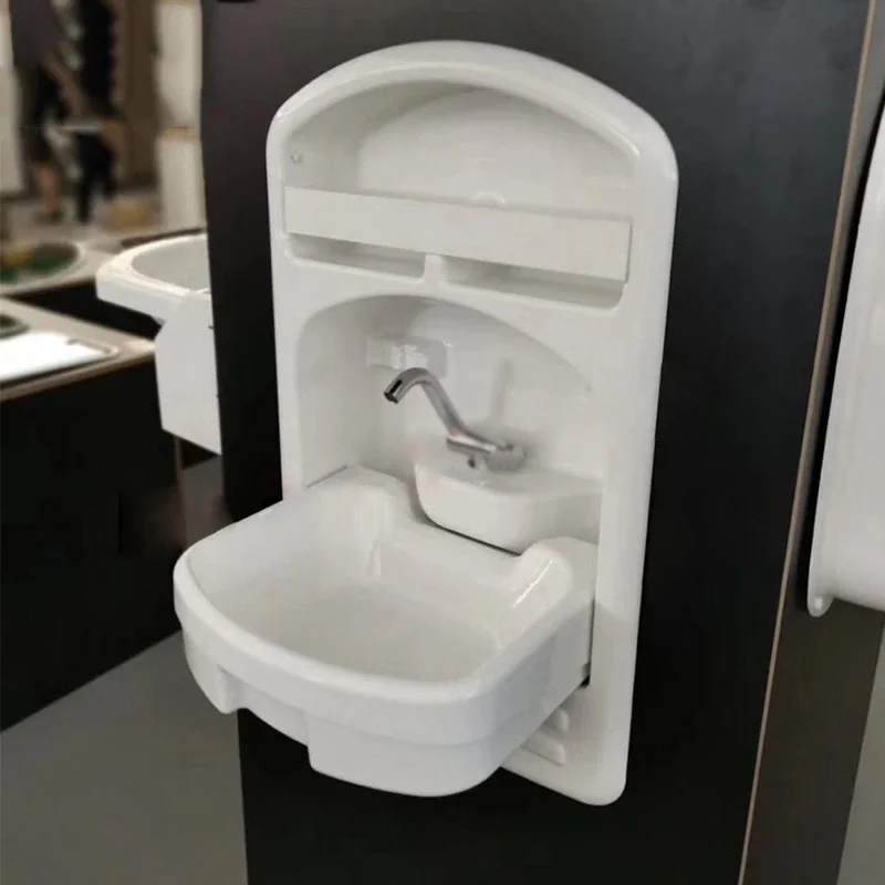 Acrylic RV Folding Water Basin - 15L Portable Washbasin for Bathroom, Caravan, Boat, Camper & Yachts Accessories