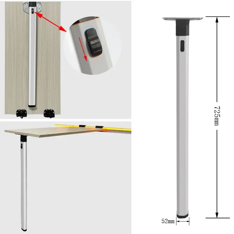 RV Detachable Folding Aluminum Alloy Table Legs for Campers RV Accessories - Adjustable High Quality Lift Table