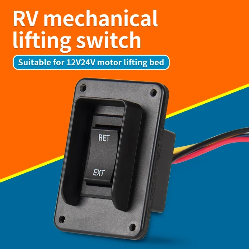RV Electric Lift Bed Remote Control & Switching Panel 12V/24V Mechanical