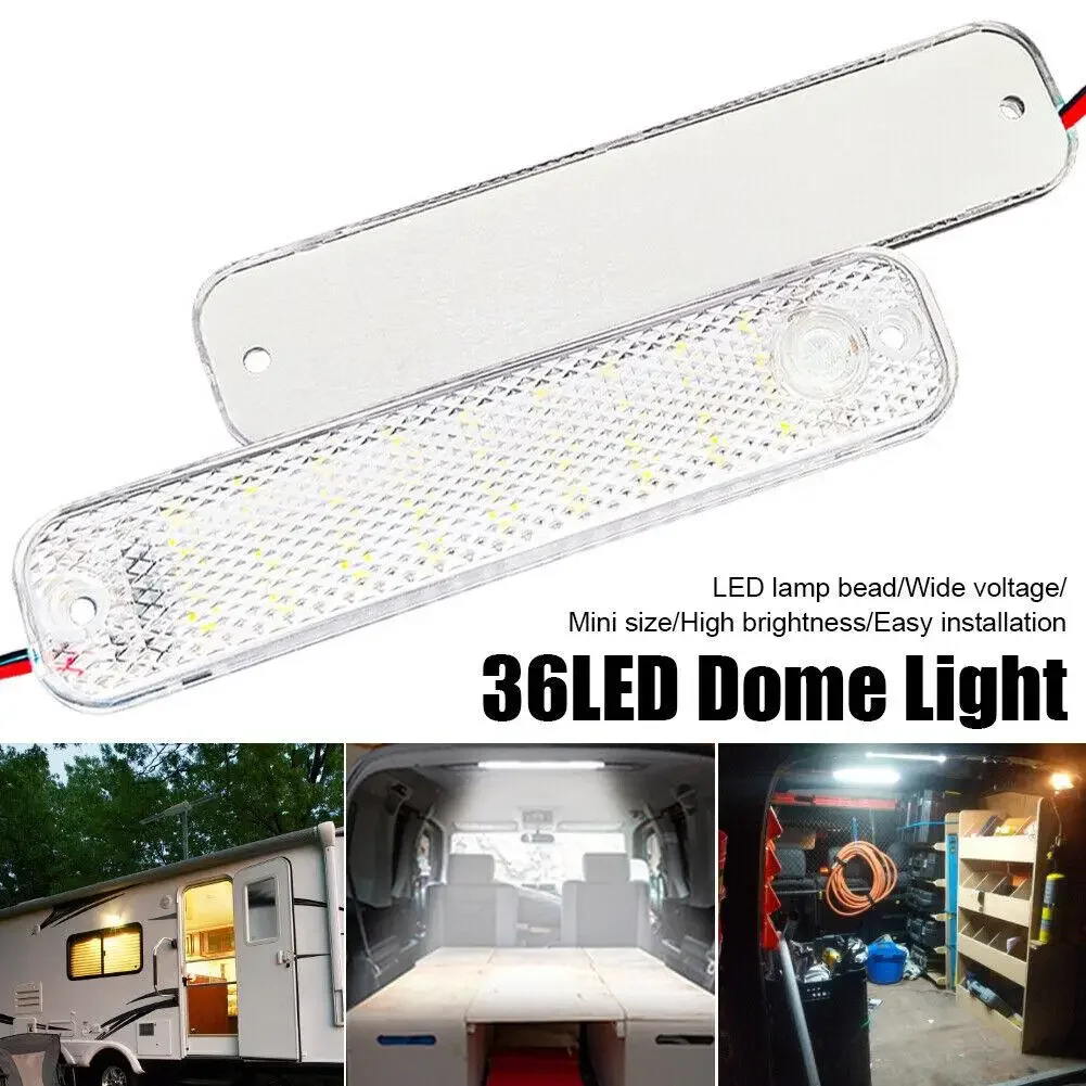 LED Dome Light 36 LED Car Interior Light for Truck RV Marine, 12V-85V Night Reading Ceiling Light, A1J0
