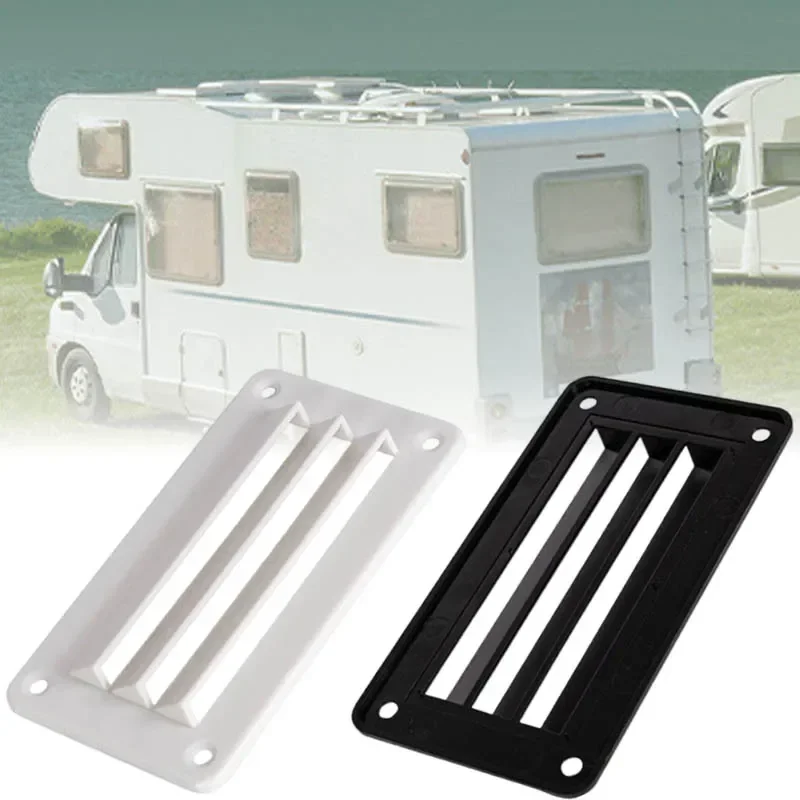 2Pcs/Set White/Black Air Vent Louver for Bathroom, Office, Boat, Yacht, Motorhome & RV Ventilation Outlet Grille Louver