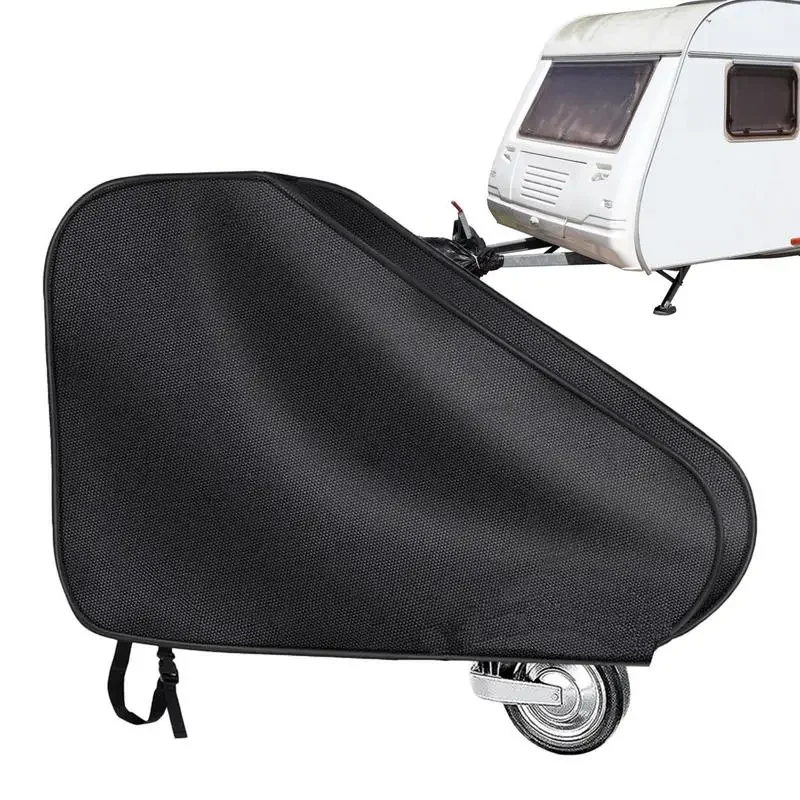 Caravan Hitch Cover, Windproof Waterproof Oxford Cloth RV Hitch Shade Tongue Jack Cover, Universal Hitch Shade Car