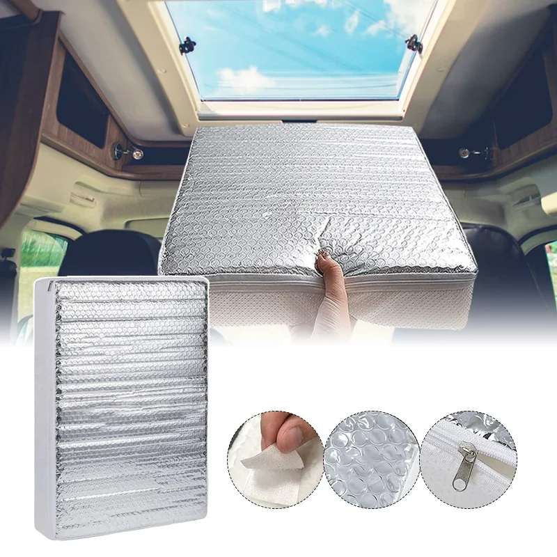 Sunroof Sun Shade 36x36x7cm for Van, Motorhome, RV Vent Insulator UV Aluminum Film Reflective Block Shade Car Accessories
