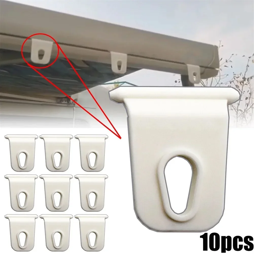 10PCS Camping Awning Hooks RV Awning Hangers for RV, Party Light Hangers for Caravan, Camper & Caravan Let me know if you need help with any other product titles!