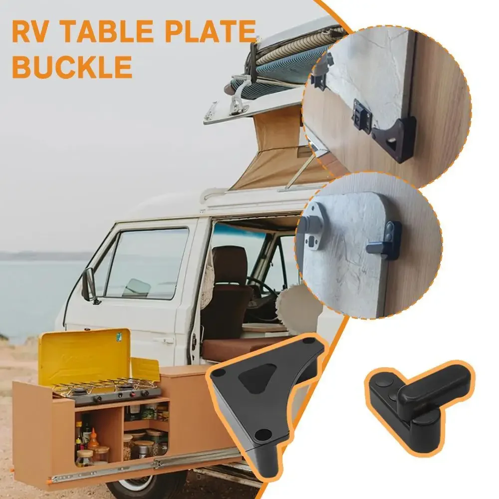 RV Complete Table Board Buckle Trailer Folding Outdoor Table Cabinet Board Rotary Lock