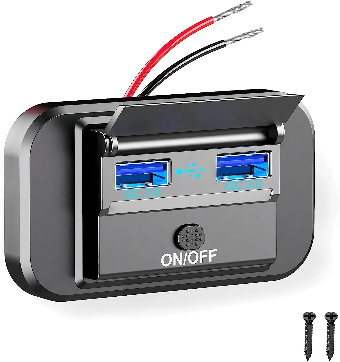 Fast Dual USB Charger for Campervan Caravan Motorhome Socket Adapter VW T5 T6 RV Parts