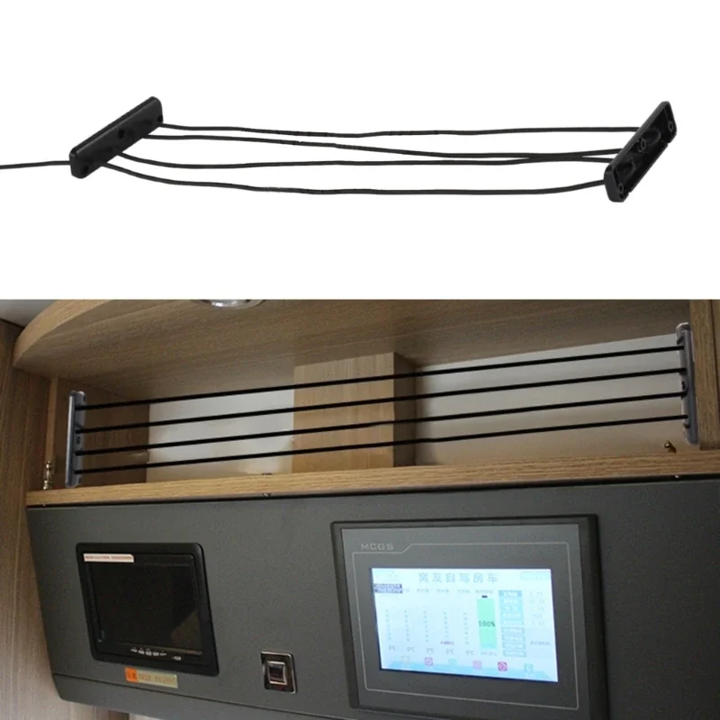 RV Cabinet Net Overhead Storage Net Mesh Cargo Net for Elastic Luggage