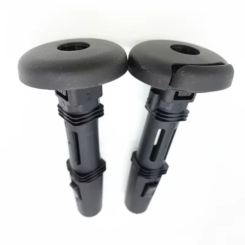 Adjustable Backseat Headrest Guide Button Plastic Headrest for Truck Seat, Dia. 128mm