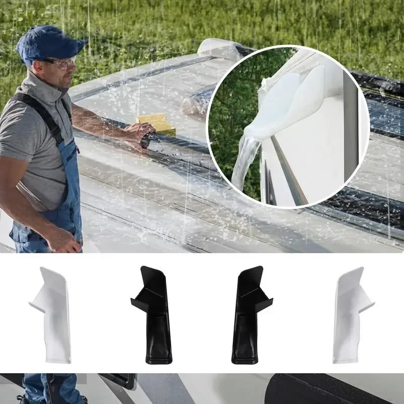Rv Gutter Spout Extensions Trailer Gutter Extenders - Long Version Extended Rv Rain Gutter Spouts for Camper Accessories