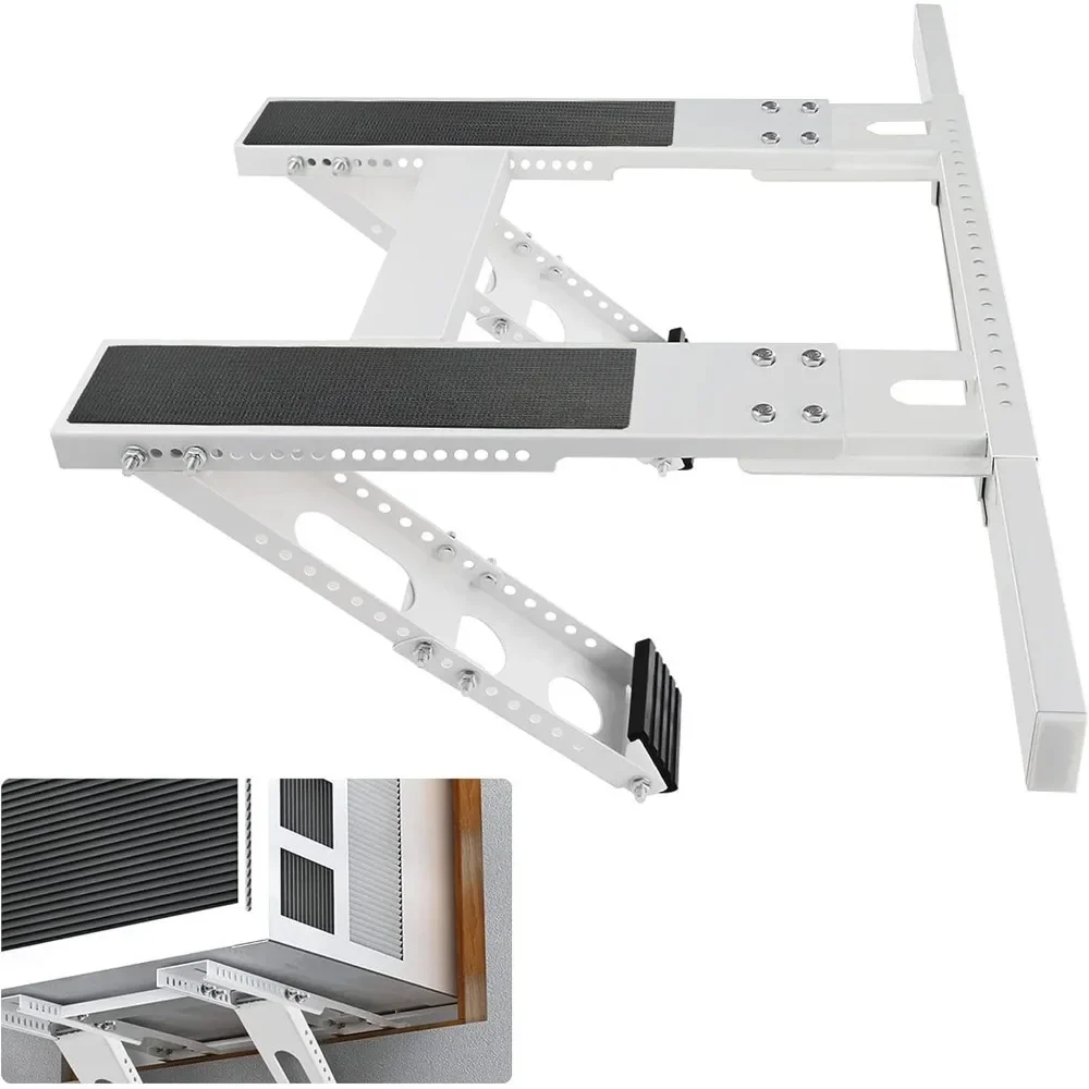 RV Window Air Conditioner Bracket Adjustable Horizontal Bar for Parallel Installation 100kg Load Capacity