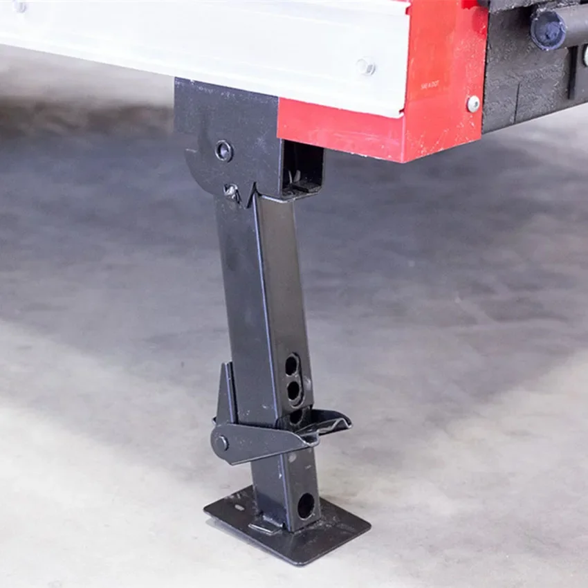 10 Inch Heavy Duty Jack Stand Camper Trailer Stabilizers Motorcycles Tents Car Lifting Repair 5.5K LBS Capacity Steel Adjustable 4 Pack