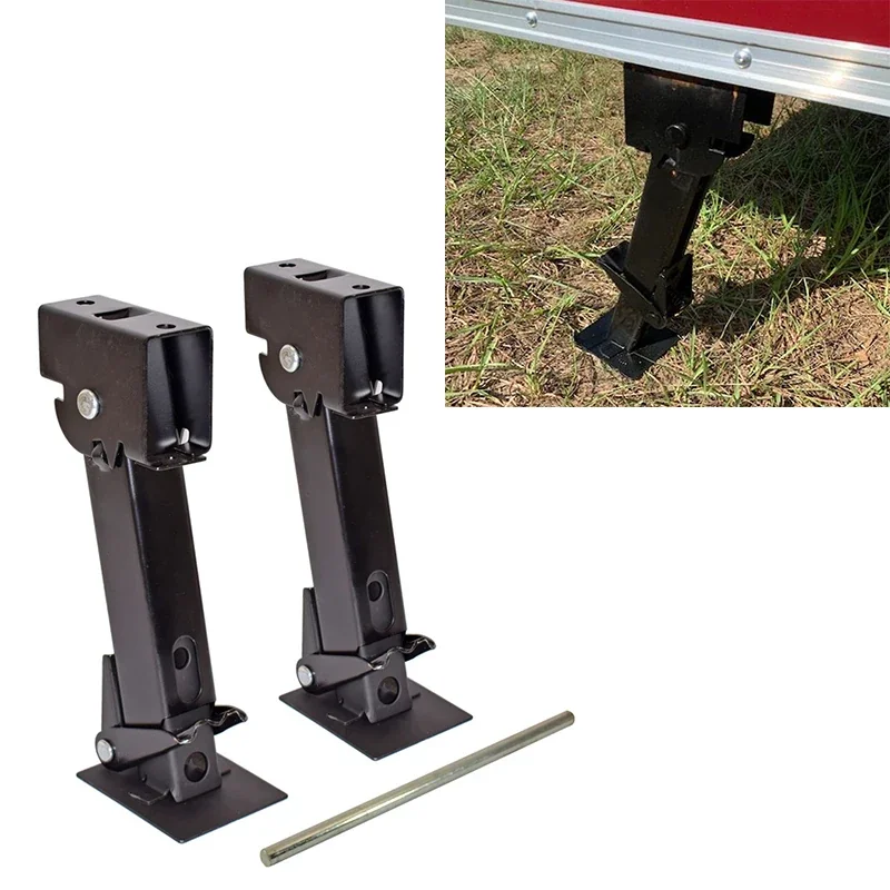 2.5T 10 Inch RV Jack Stands Camper Trailer Stabilizer Jacks Motorcycle Lifts Heavy Duty Travel Car Lift Repair Accessories Steel