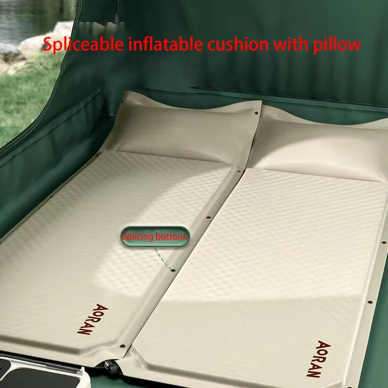 RV Travel Automatic Air Mattress Sleeping Pad Moisture-Proof Camping Air Mat Model: XXX (Tent Compatible) Let me know if you need help with any other product titles!
