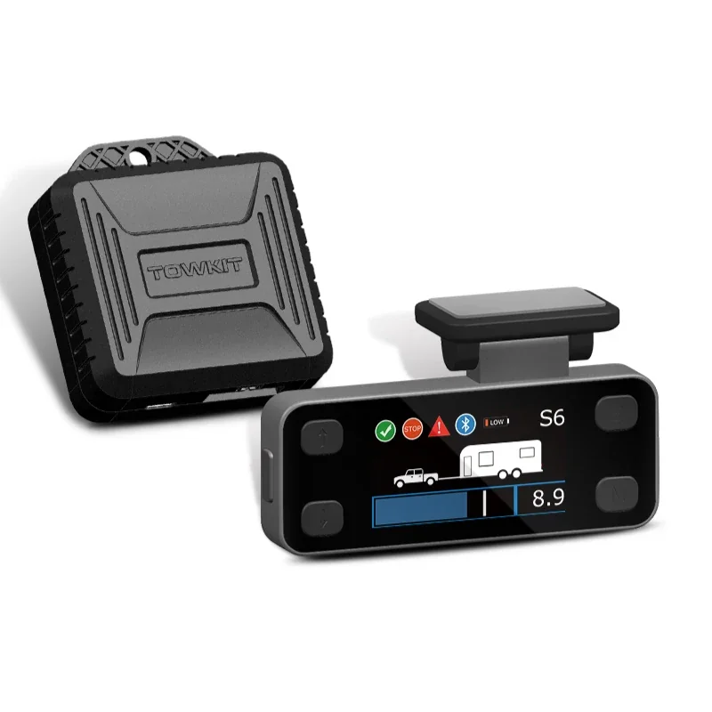 Proportional Electric Brake Controller 1-3 Axles Color LCD Windshield Mount