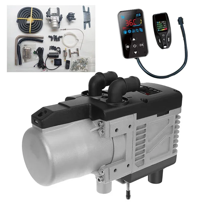 12V Diesel Parking Heater with Water Heating and Gasoline Engine Preheating for RV & Tank