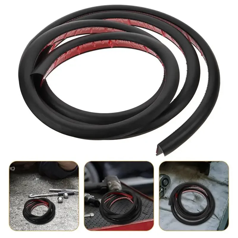 2M Self-Adhesive Drainage Gutter Strip for Roof - Black Rubber Waterproof Diverter Strip RV Accessories Let me know if you need help with any other product titles!