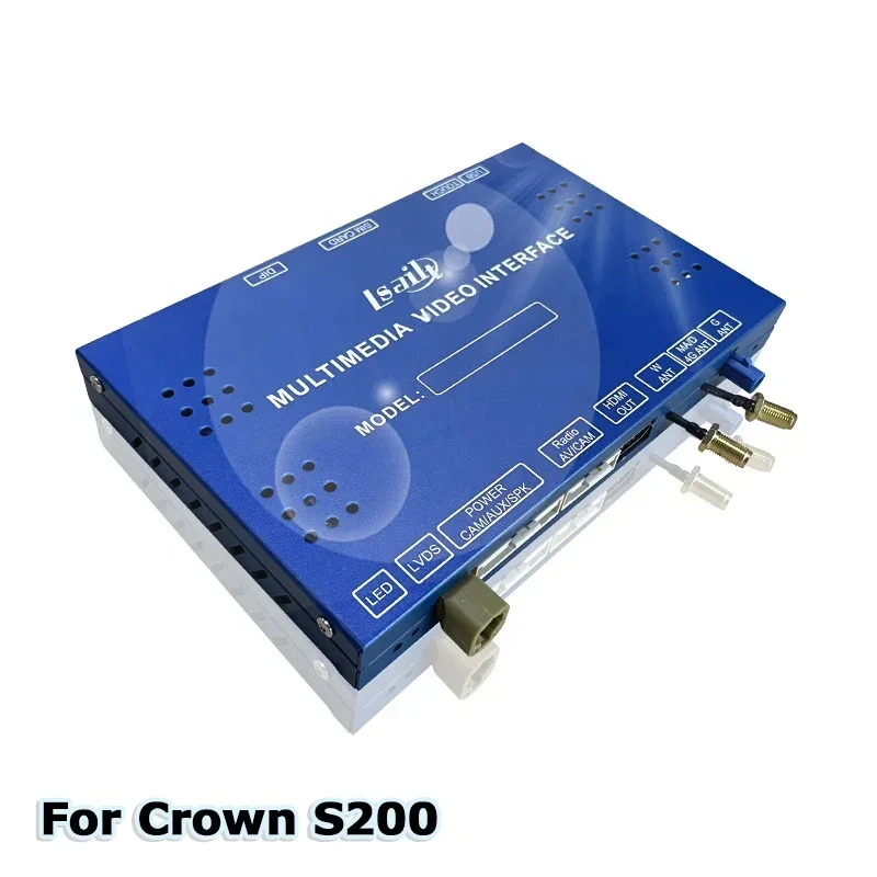 8+128 Android Wireless CP AA Box for Crown S200, GRS204, URS206, Athlete, Majesta (2008-2012) Video Interface