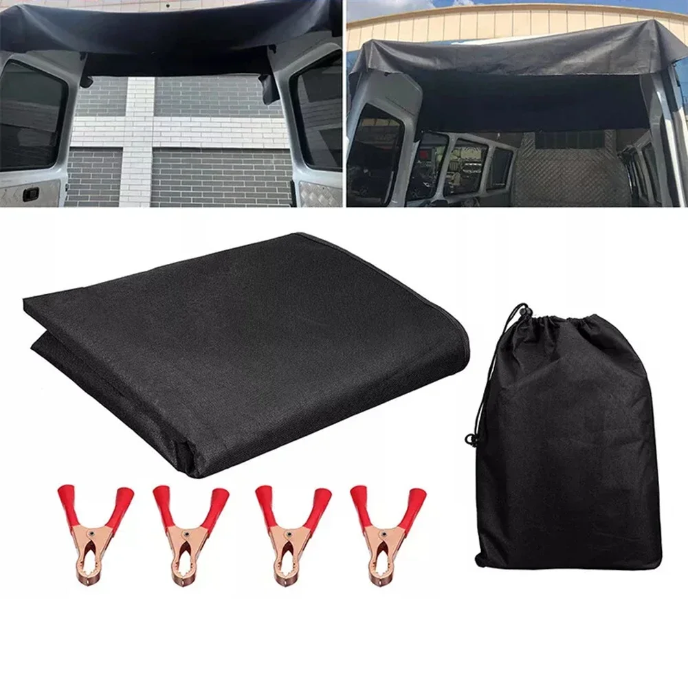 Waterproof RV Rear Barn Door Awning Cover Sunshade Camping Trailer Awning UV Sun Blocker for Nissan NV200 (2009-2019)