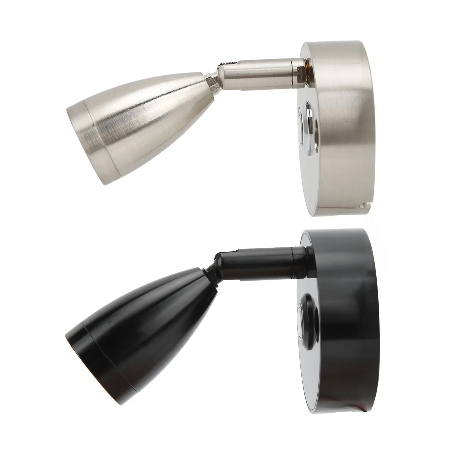 RV LED Reading Light Touch Dimmer 3 Lighting Colors USB Charging Port 12-24V 3W for Camping, Trailers & Yachts