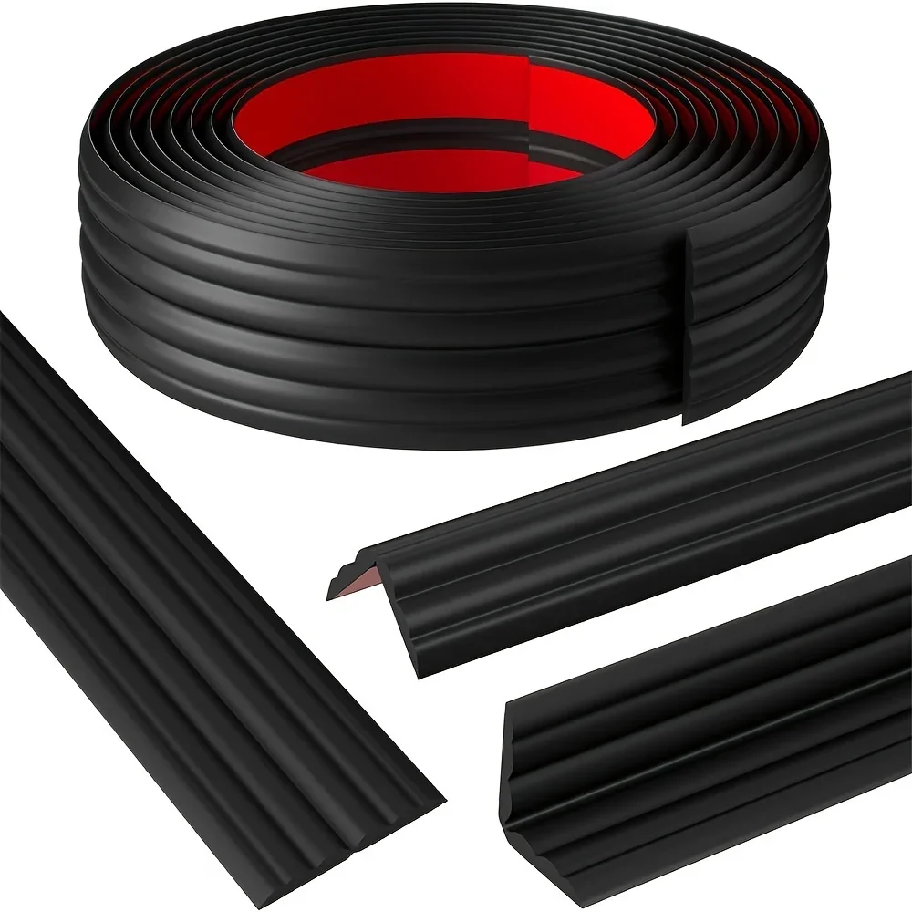 Self-Adhesive Wall Stickers 90 Degree Angle Safety Tape Furniture Edge Guard Strip, RV Accessories