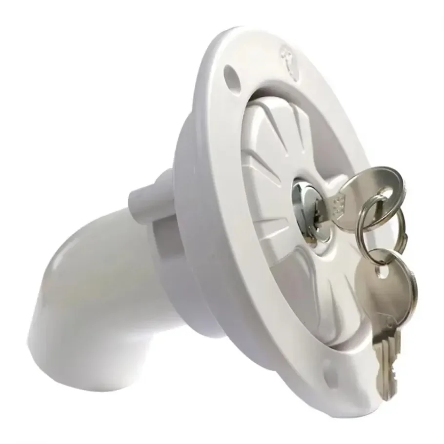 RV Accessories Gravity Fresh Water Fill Hatch Inlet Filter Lockable For Boat Camper Trailer