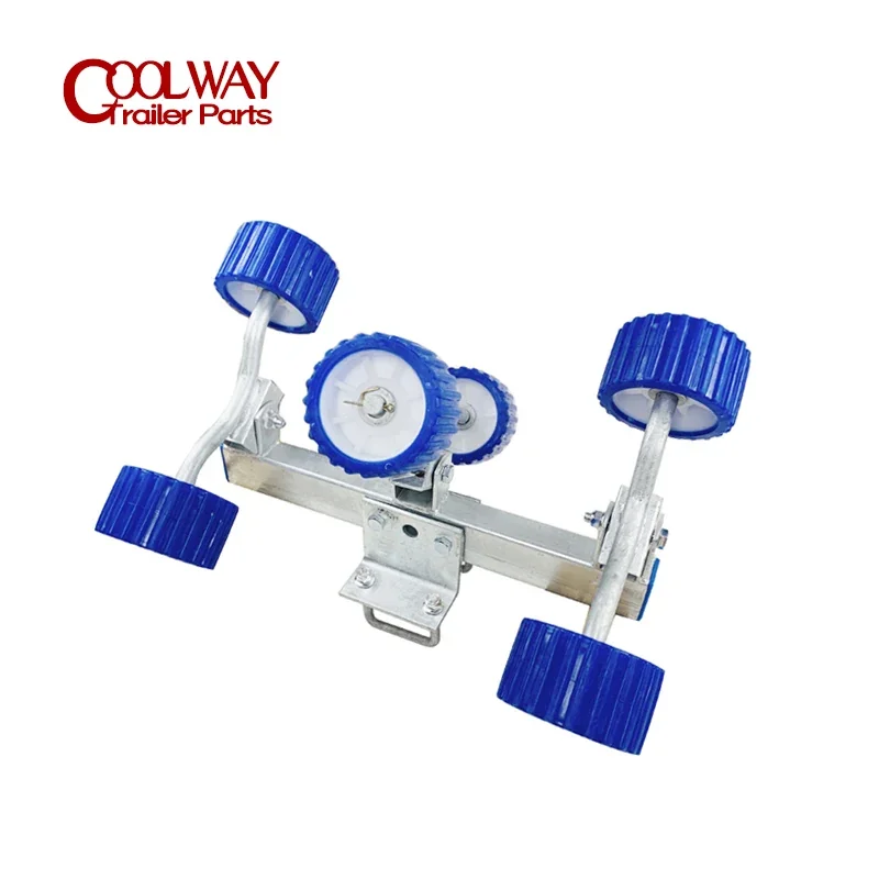 Boat Trailer Soft Wobble Rollers Kits 5 Inch Blue Ribbed 18MM Bore Accessories Parts