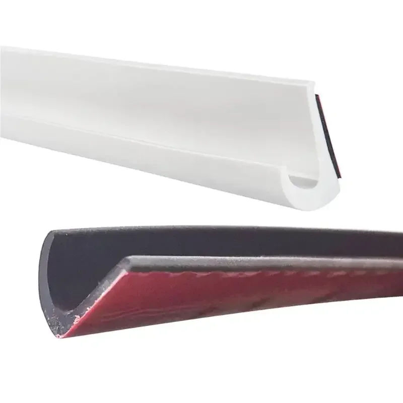 Caravan Roof Rain Gutter PVC Water Channel Easy Install Roof Drainage System Rain Guard for Camping Vehicle