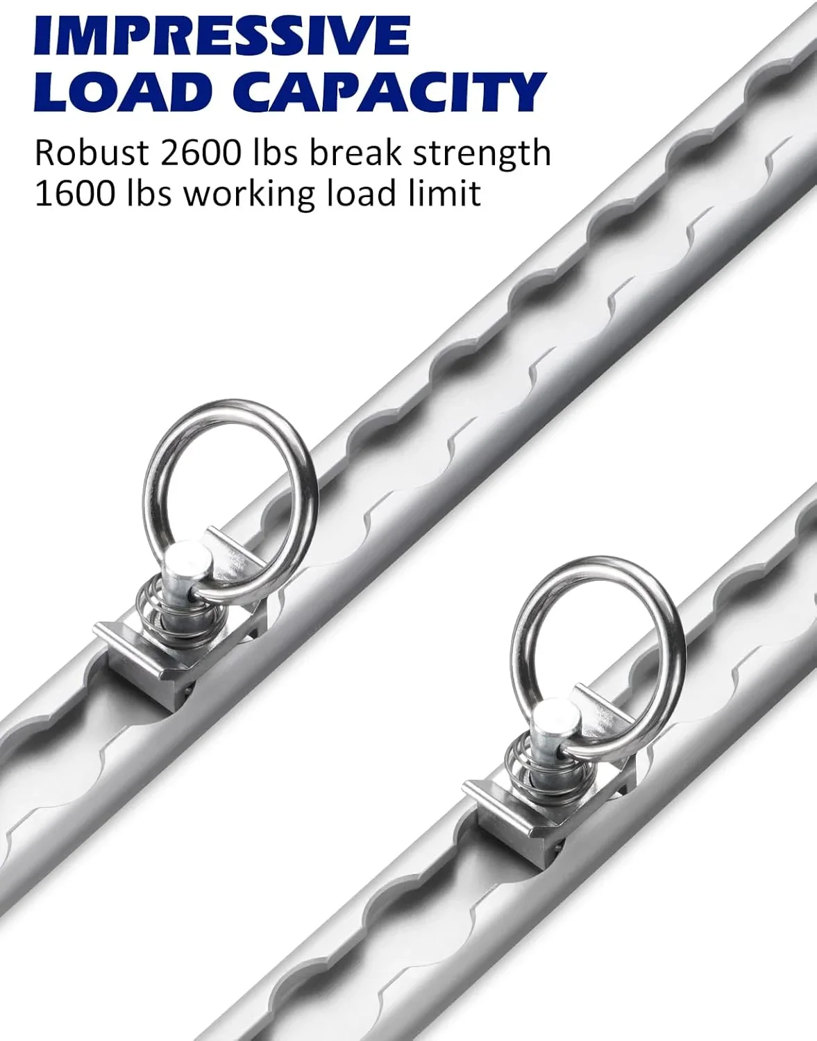 Aluminum Track m Stainless Steel Aviation Track Cargo Fixed Slide Rail LRail With Black Plug