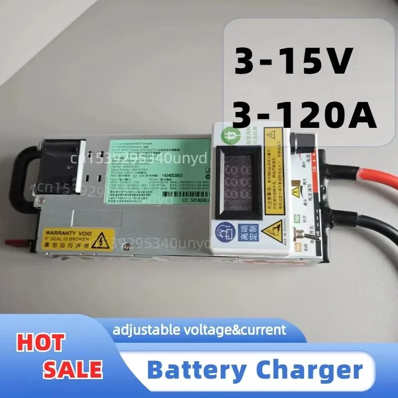 DC V V 100A 115A Ternary Charger Car Programming Power Supply Audio Adjustment High Power RV Charging