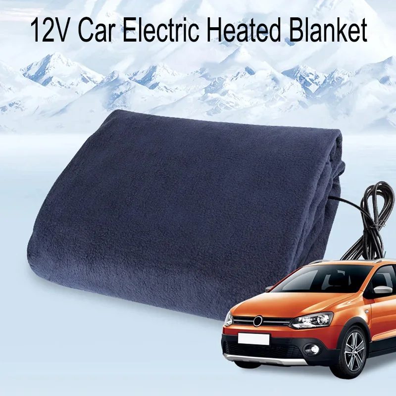 12V Car Electric Heated Blanket Warmer Mat Fast Heating Adjustable Temperature Electric Pad Heater for Car RV Truck Accessories