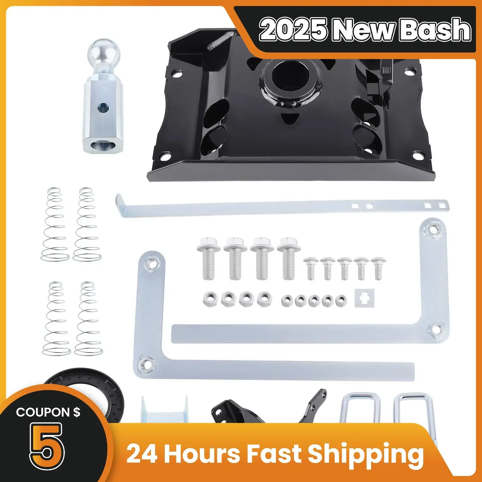 Gooseneck Trailer Hitch Steel for Dodge Ram 2500 2014-2018