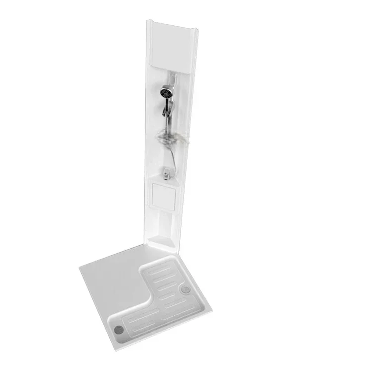 Integrated Shower Room Shower Platform Long Strip Corner Suite for RVs, Temporary Houses & Marine Campervans