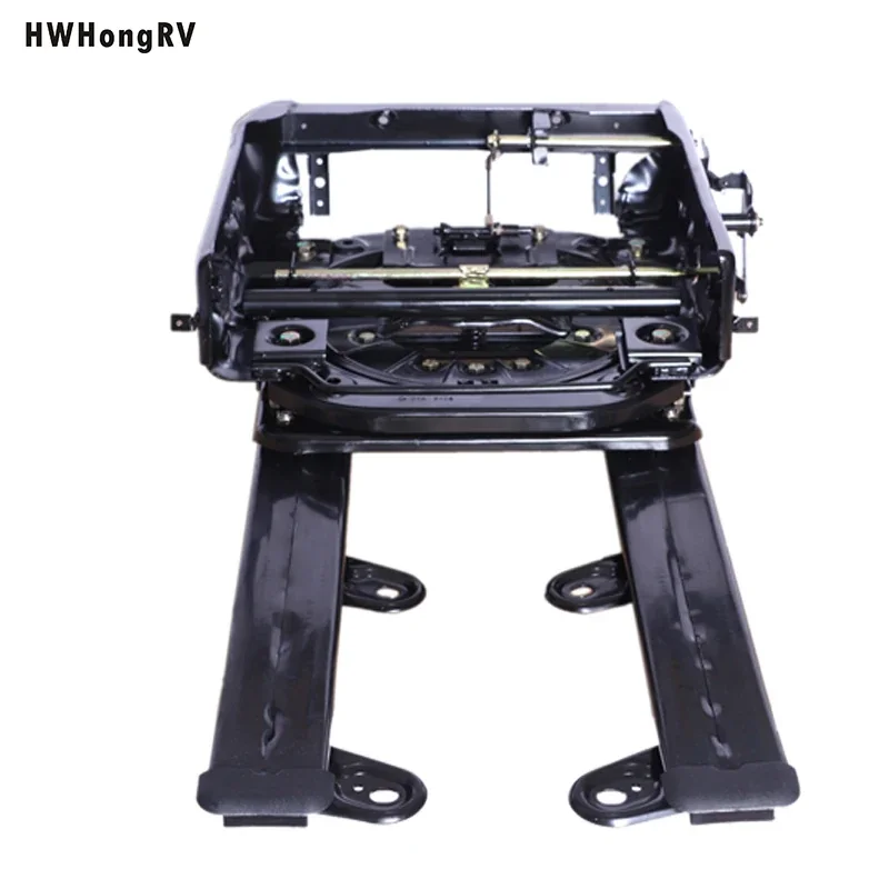 Middle Row Rotating Slide Turntable Assembly for Car Seats - Full Set with Ground Rail and Forward Moving Rotation Modification