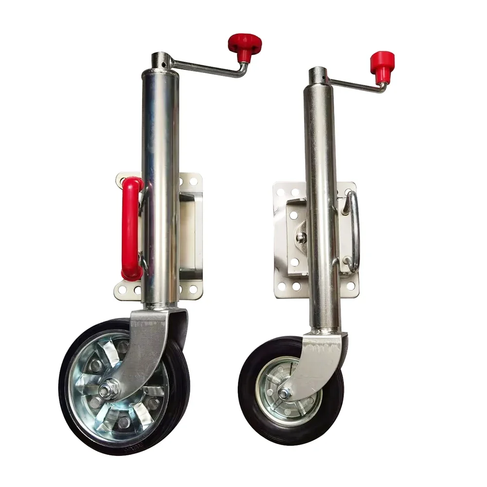 RV Trailer Jack Guide Wheel Front Bracket 6-inch Manual Support Leg Yacht Let me know if you need help with any other product titles!