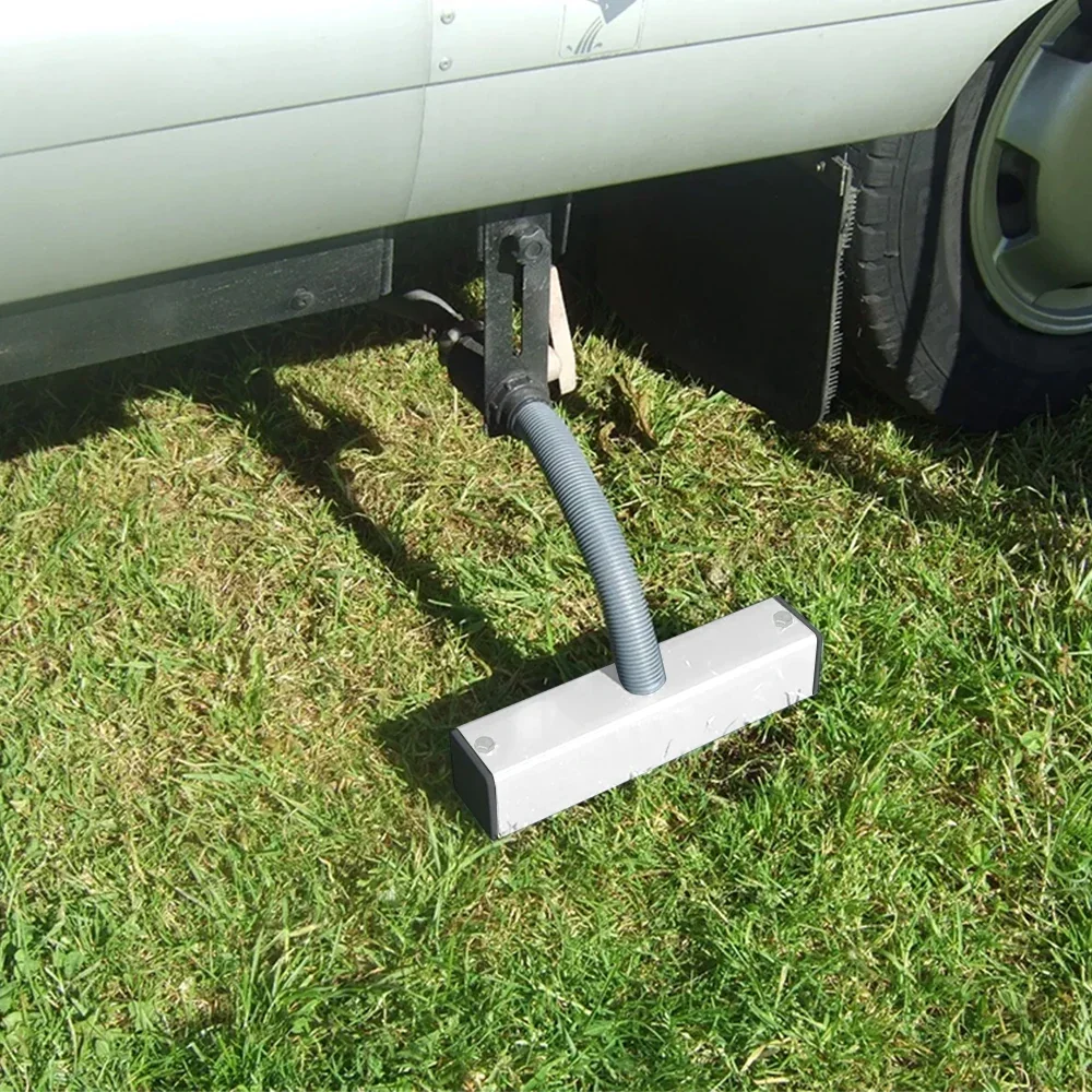 Caravan Greywater Waste Water Disposal System With Sewerage Pipe - Grey For Caravans Motorhomes Campers Outdoor