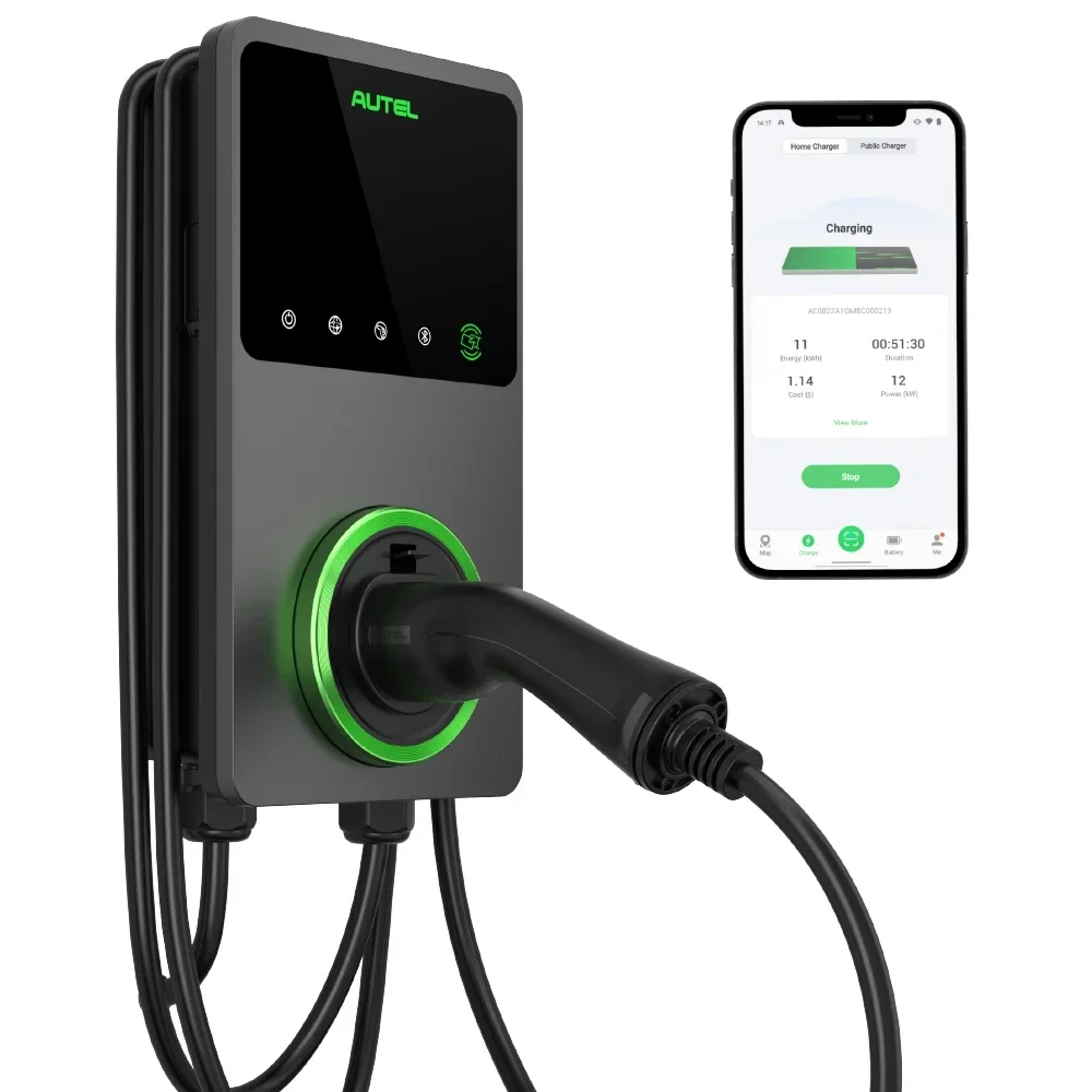 Autel EV Charger gbt Single Phase 32A 7kW Level 2 Fast EV Charger