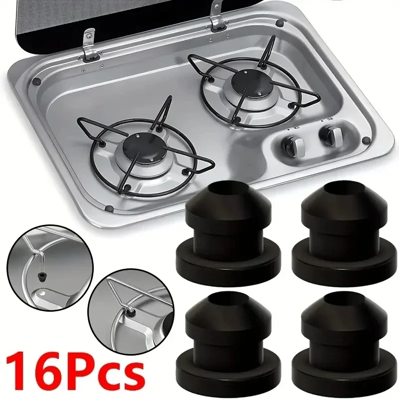 16PCS Smev Dometic Grommet Sleeve Pan Hob Support Motorhome Caravan Camper 44990000122 RV Stove Grommet Accessories