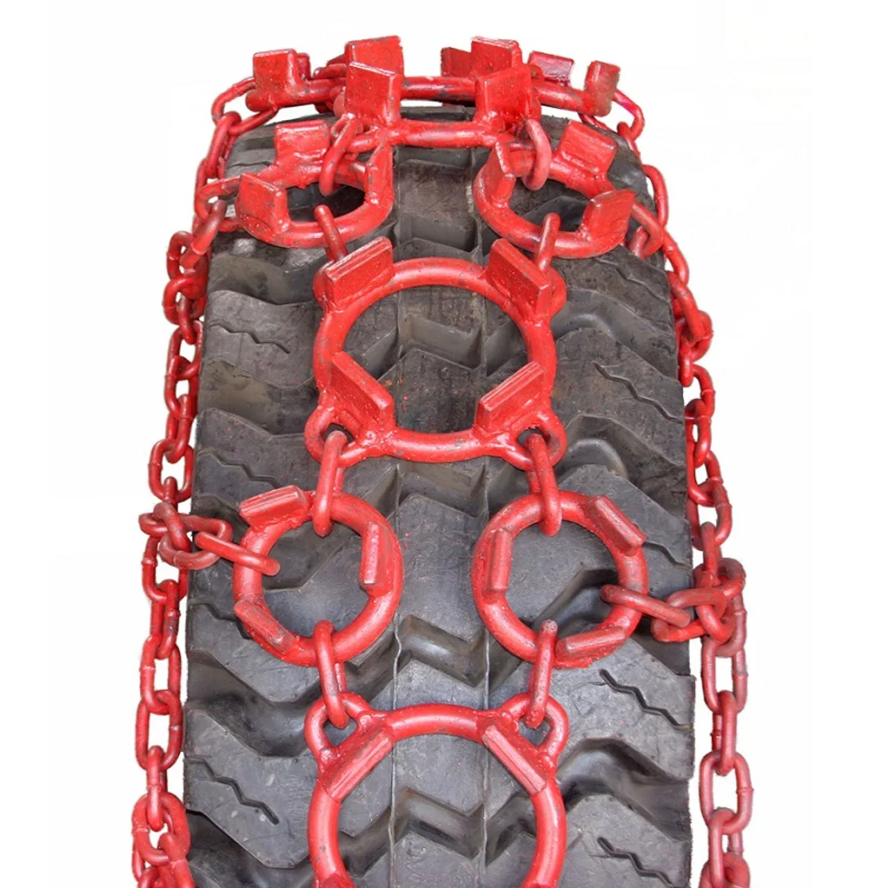 Wholesale Forest Skidder Chains - Model: Painted and Coated Steel 3250 Series Heavy Duty Traction Chains for Tires.
