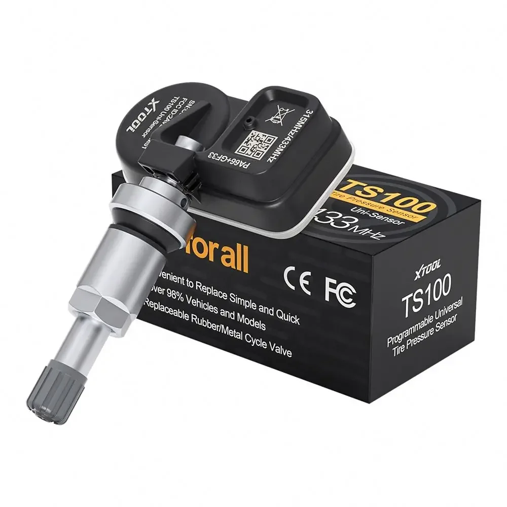 XTOOL TS100 Car Tyre Pressure Sensor 433MHz / 315MHz with TP150 & TP200 Valve Sensors