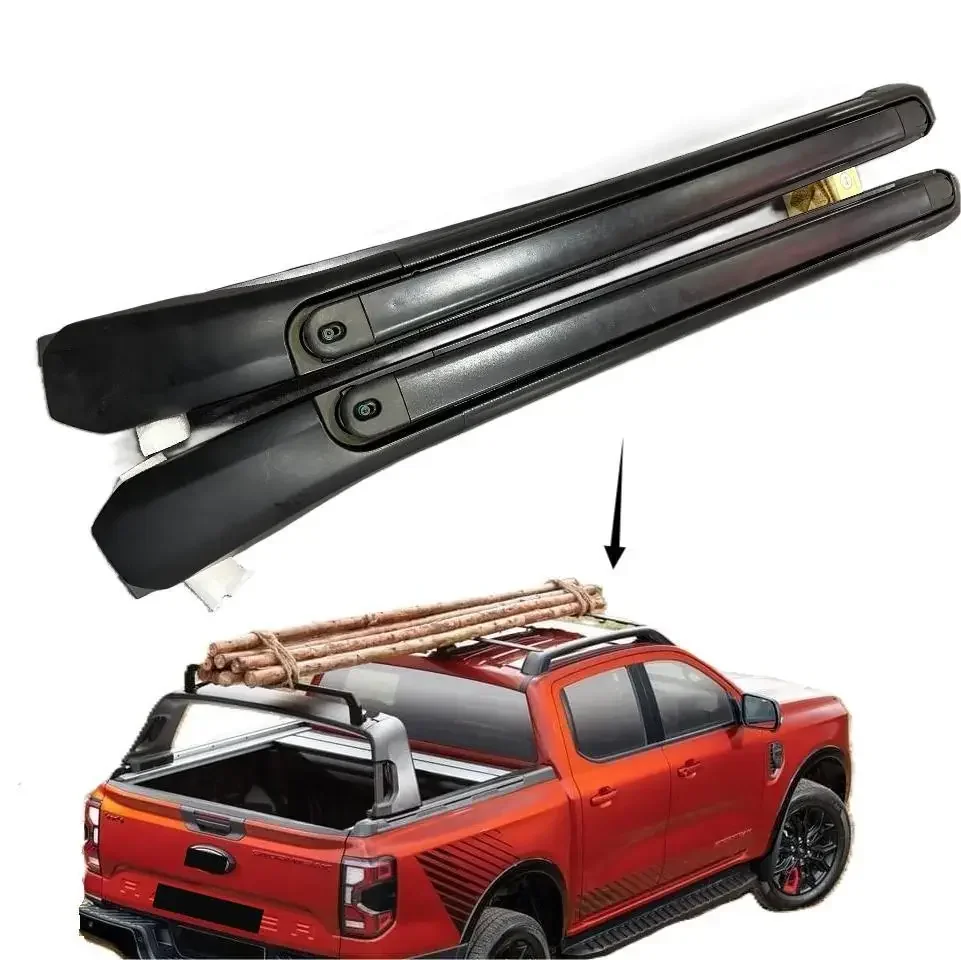Aluminum Roof Rack for Ford Ranger T9 XL XLS XLT Sport Wildtrack, Car Roof Rail Luggage Rack Cross Bars